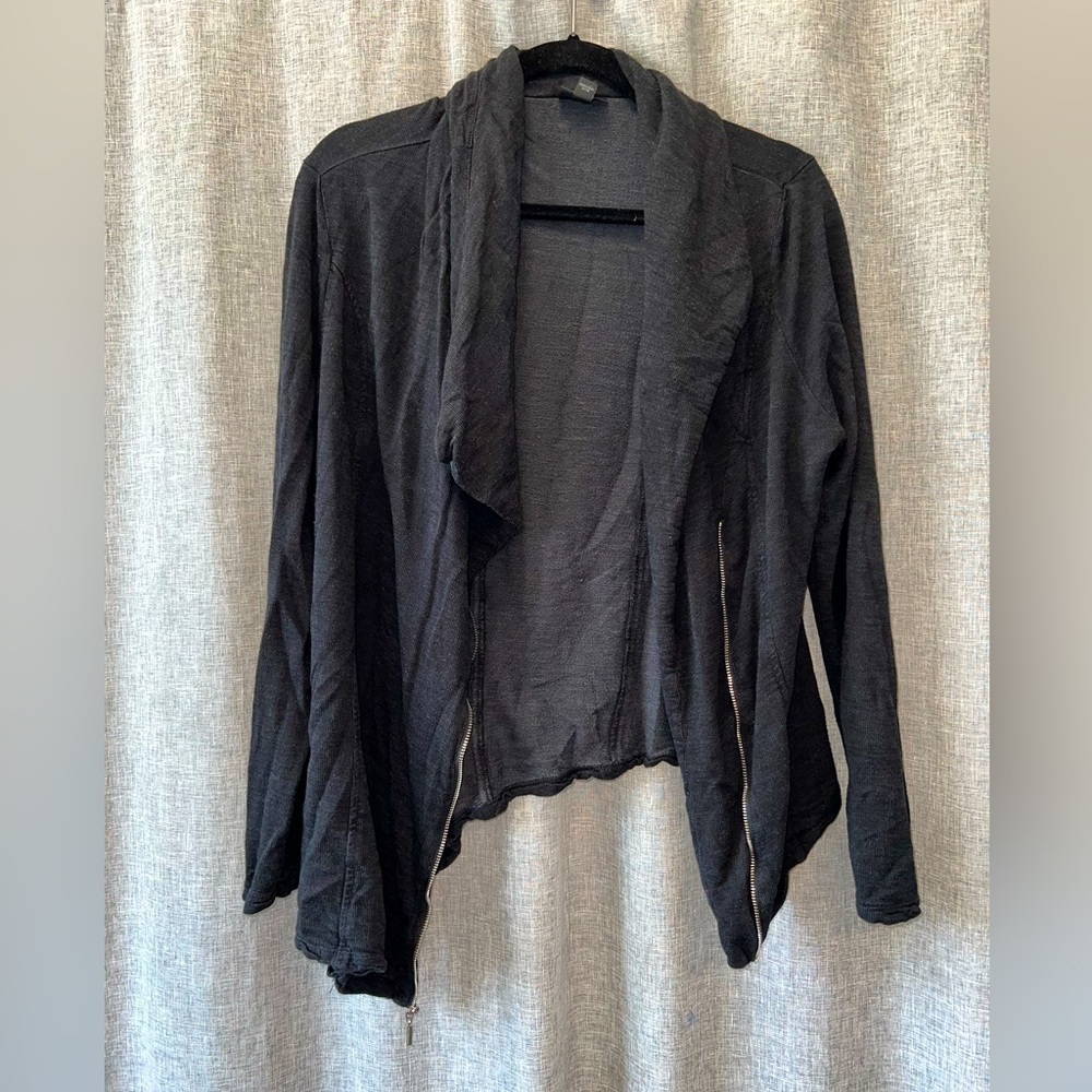 Women's Mossimo Zip up cardigan large